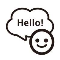 Helloと言っている人