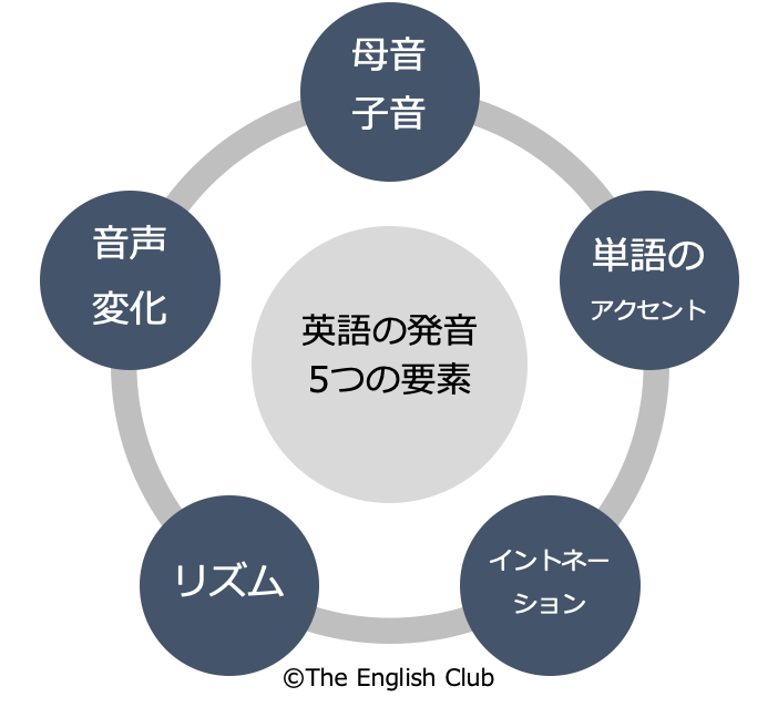 英語の発音 5つの要素